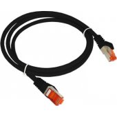Patchcord F/ UTP Cat.6 1m black