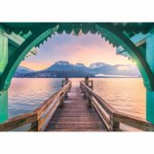 Ravensburger Puzzle Beautiful Walkways - Romantic footbridge at Lac d®