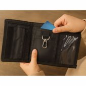 Children®s Wallet with Velcro and Carabiner Capybara with Watermelon