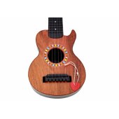 Children®s Toy Guitar, Brown Wood Pick