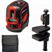 EINHELL TC-LL 2 G kryžminių linijų lazeris, juoda/ raudona, žalios lazerio linijos