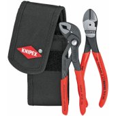 Knipex 002072V02 – raudona / juoda, su dėklu, 2 dalių rinkinys