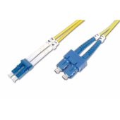 Šviesolaidinis komutacinis laidas (patch cord) Duplex LC į SC 1m