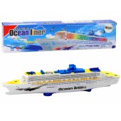 Passenger Cruise Ship Driving Lights Sounds