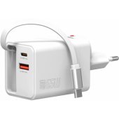 Flex Jojo 65W GaN 2xUSB-C + USB-A White