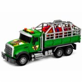 Transporter Truck with Cage T-Rex Dinosaur Figure Lights and Sounds 1: