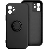Silicone Ring Case with Stand iPhone 17 Pro Max/ 18 Pro Max Black