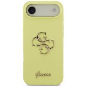 Liquid Silicone 4G Metal Logo Case iPhone Air Yellow