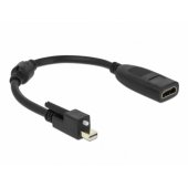 Adapter AV Delock DisplayPort Mini - HDMI czarny (62640)