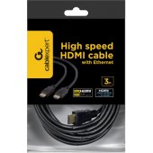 High speed HDMI cable with Ethernet 3m Black