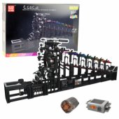 Construction Blocks Ball Track with Electric Motor 2520 pcs.