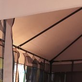 LEAF stogo danga 3x3m, smėlio spalvos