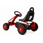 G201 pedalinis kartingas, raudonas