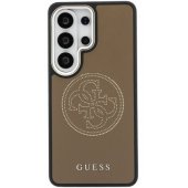 PU Perforated 4G Logo Magnetic Case Galaxy S26 Ultra Brown