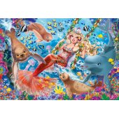 _6821018 Ravensburger Puzzle 2x24 pc Mermaids