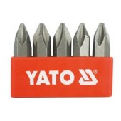 " Yato Impact screwdriver bits Phillips Ph2 5/ 16"" 5pcs. YT-2810"