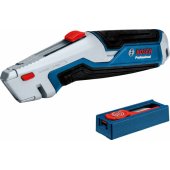 Bosch universal knife and blade set 63 x 19mm, carpet knife (blue/ grey