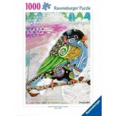 Ravensburger dėlionė – Colorful Bird, 1000 detalių