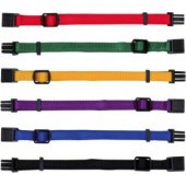 Trixie antkakliai šuniukams, M-L: 22-35 cm/ 10 mm, 6 vnt., įvairių spalvų