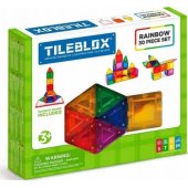 Magformers Tileblox - vaivorykštės rinkinys su magnetu