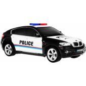 BMW X6 Police 1:24 juodas
