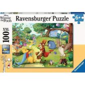 Childrens puzzle Winnie the Pooh - The Rescue (100 pieces