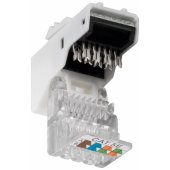 95739 Keystone modulis RJ45 CAT 5e, UTP, 100 MHz, baltas