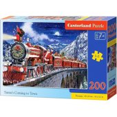 Castorland Puzzle 200 Santa®s Coming to Town CASTOR