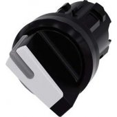 Siemens switch with illumination possibility 22mm round plastic black/