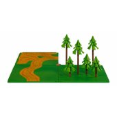 Dirt roads and forest, scenery