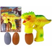 Muilo burbulų skystis dinozauro formos kiaušinyje, geltonas