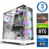 AQUA Ryzen 5 9600X 64GB 1TB SSD+2TB RTX5070 12GB W11Home