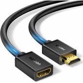 HDMI kištukas į lizdą kabelis 3m Juodas