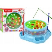 Game Fishing Rods Lights Sounds Blue