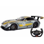 Nuotoliniu būdu valdomas automobilis Mercedes AMG GT3 Rastar 1:14, pilkas