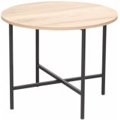 HANNES 60x60xA48cm Rustic / juodas melaminas
