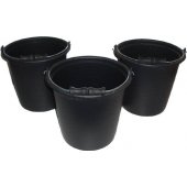 Plastikinis statybinis kibiras su rankena, 18 l