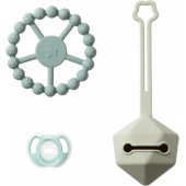 Silicone Dummy and Comfort Gift Set Green