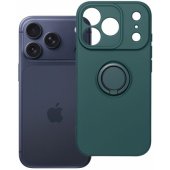 Silicone Ring Case with Stand iPhone 17 Pro/ 18 Pro Green