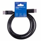 Kabelis DisplayPort v1.2 2m juodas CL-136