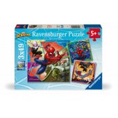 3x49EL Spiderman puzzle