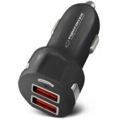 _7224933 Esperanza EZ110 automobilinis įkroviklis, juodas
