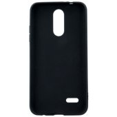 Minkštas matinis galinis silikoninis dėklas Xiaomi Redmi 12C juodas