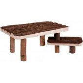 Trixie Canopy with stairs for rodents,wooden 37�17�28 cm