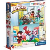 Clementoni Puzzle 2x20 Super Color Spidey and Friends