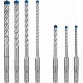 Bosch perforatoriaus grąžtas SDS plus-7X, 7 dalių rinkinys - 2608900195 EXPERT RAN