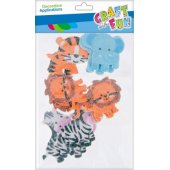 Craft with Fun CF OZDOBA DEK EVA ZWIERZ DZI SPRZYL 12SZT 12/ 288