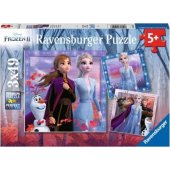 Ravensburger vaikiška dėlionė Disney Frozen – Kelionė prasideda (3x