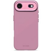 Antimikrobinis silikoninis galinis dangtelis MagSafe dėklas iPhone 17 Air, rožinis