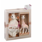 VULLI Sophie la Girafe rinkinys + migdukas su čiulptuko laikikliu 0
